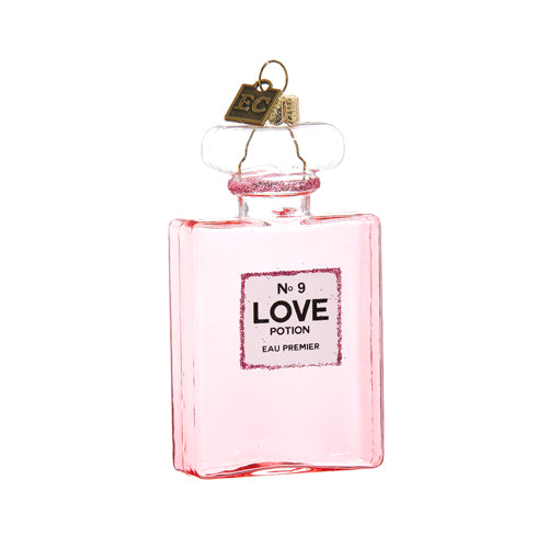 4" Pink Love Potion No.9 Ornament