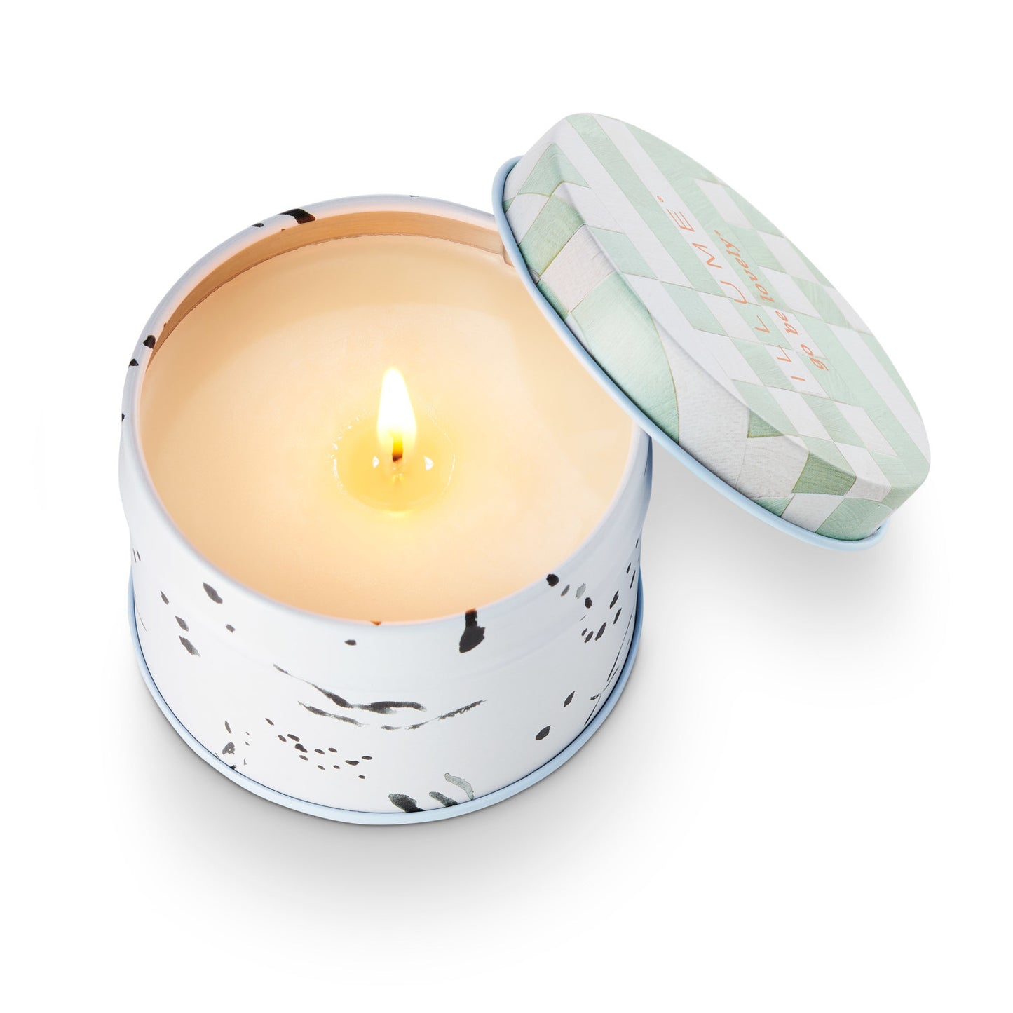 Fleur Tin Candle