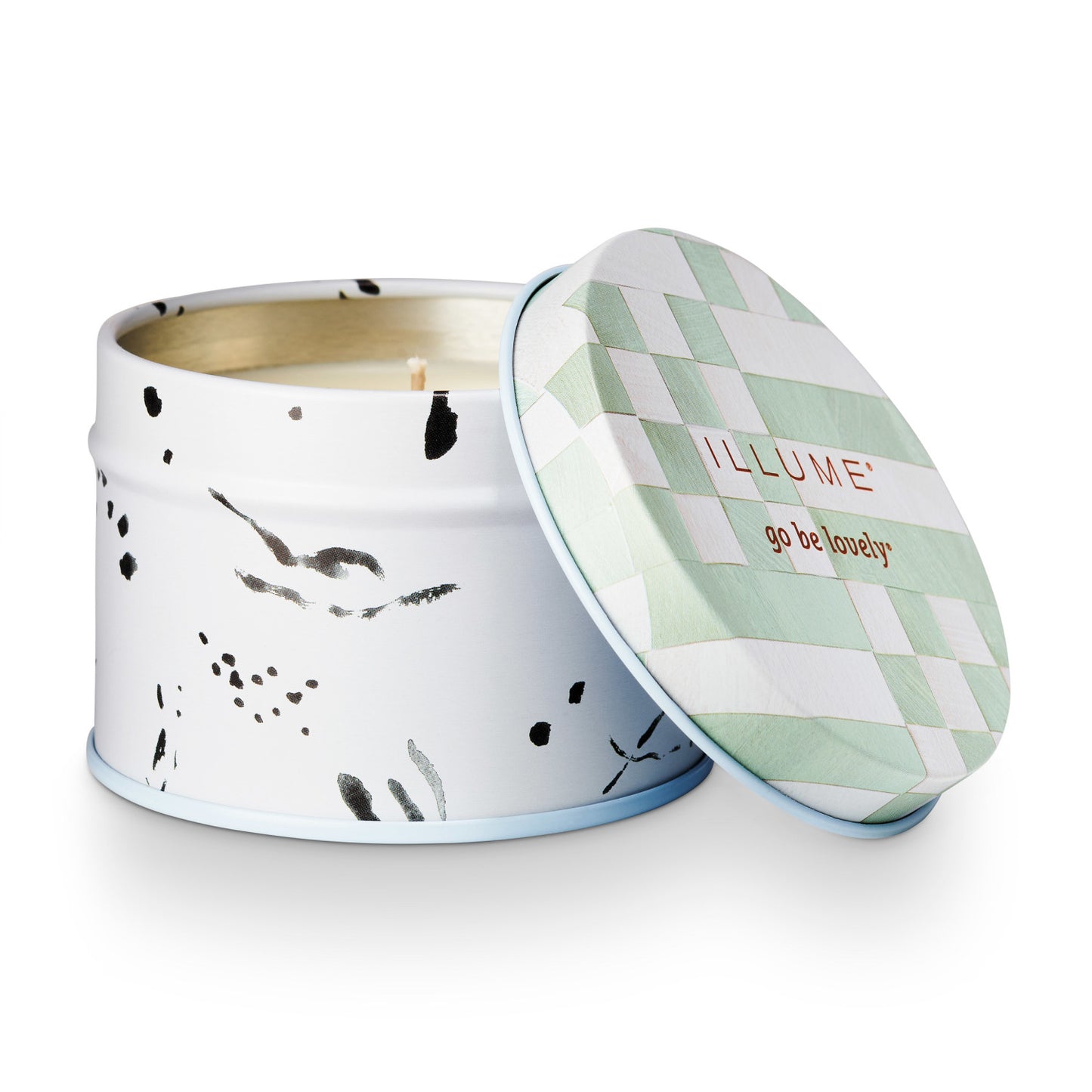 Fleur Tin Candle