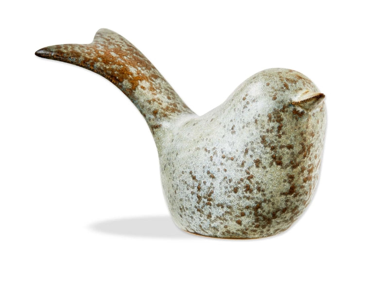 Long Tail Stoneware Bird