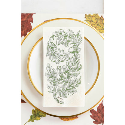 Oak Leaves Guest Napkin