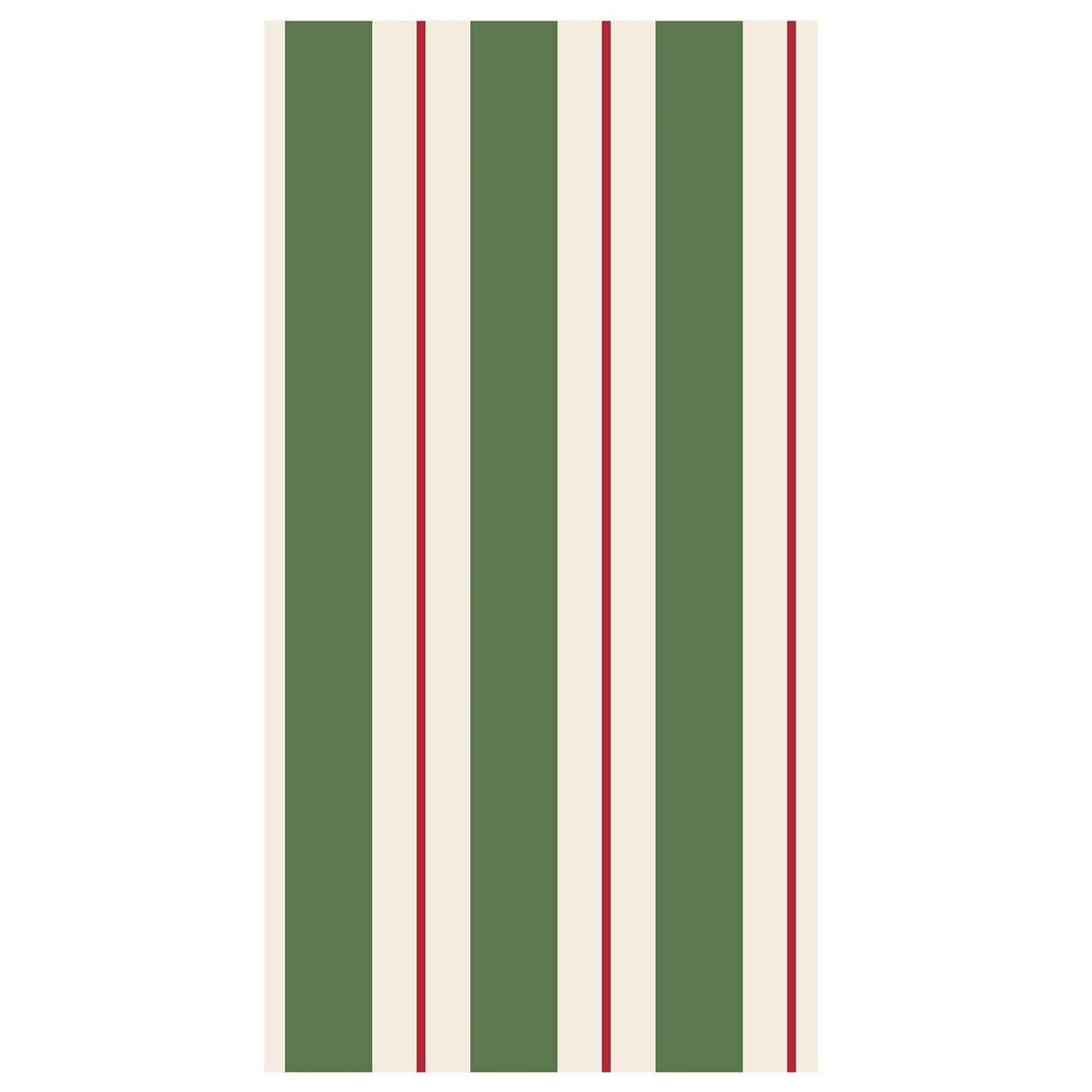 Green & Red Awning Stripe Napkin