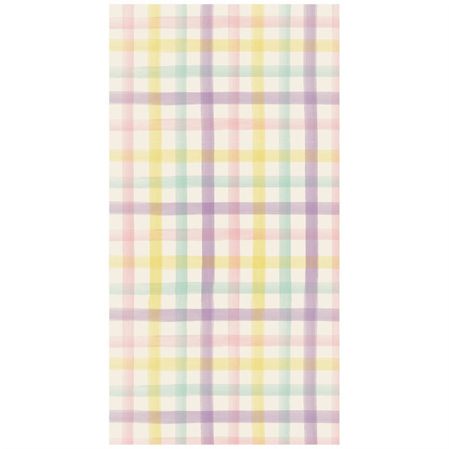 Spring Plaid Guest Napkins