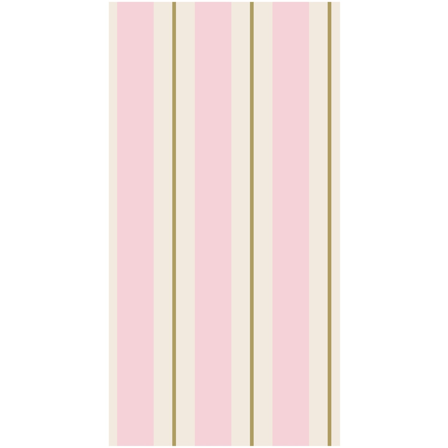 Pink & Gold Awning Stripe Guest Napkin