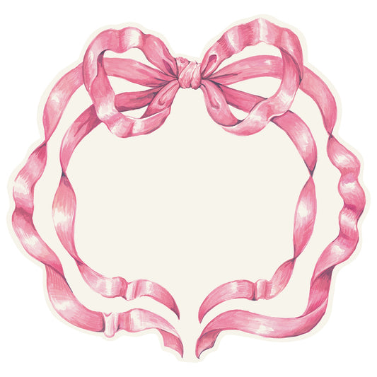 Pink Bow Placemat