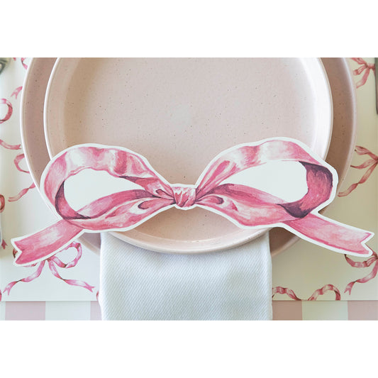 Pink Bow Table Accent