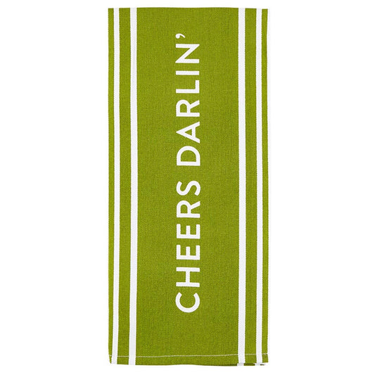 Cheers Darlin' Tea Towel