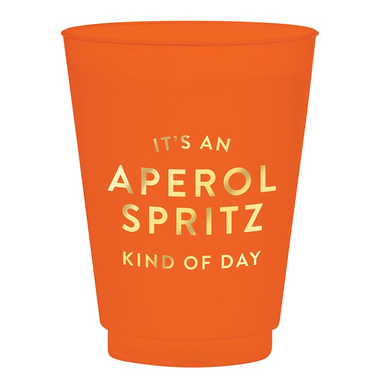 Aperol Spritz Gold Foil Frost Cup