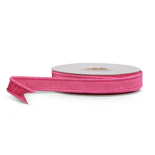 1" x 10ds Pink Wired Ribbon