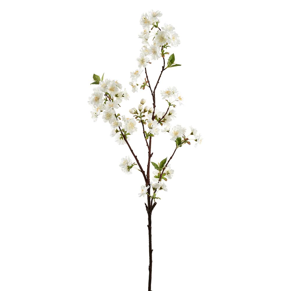 36" Cream Cherry Blossom Spray